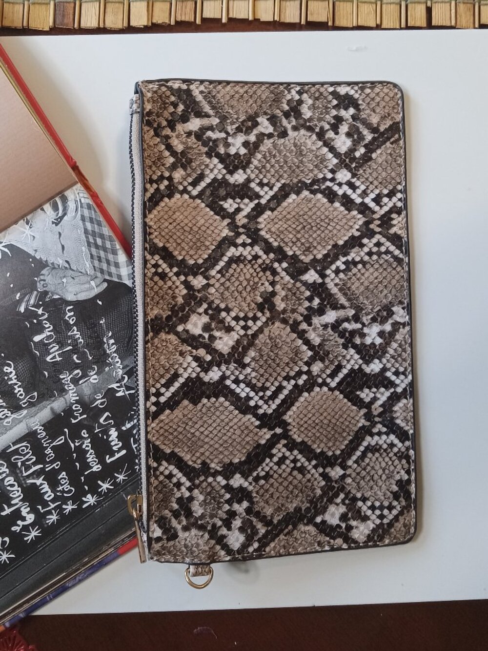 Snakeskin Print Wristlet - Scandalous